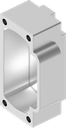 Tapa con abombamiento lateral, acero inoxidable AISI 316