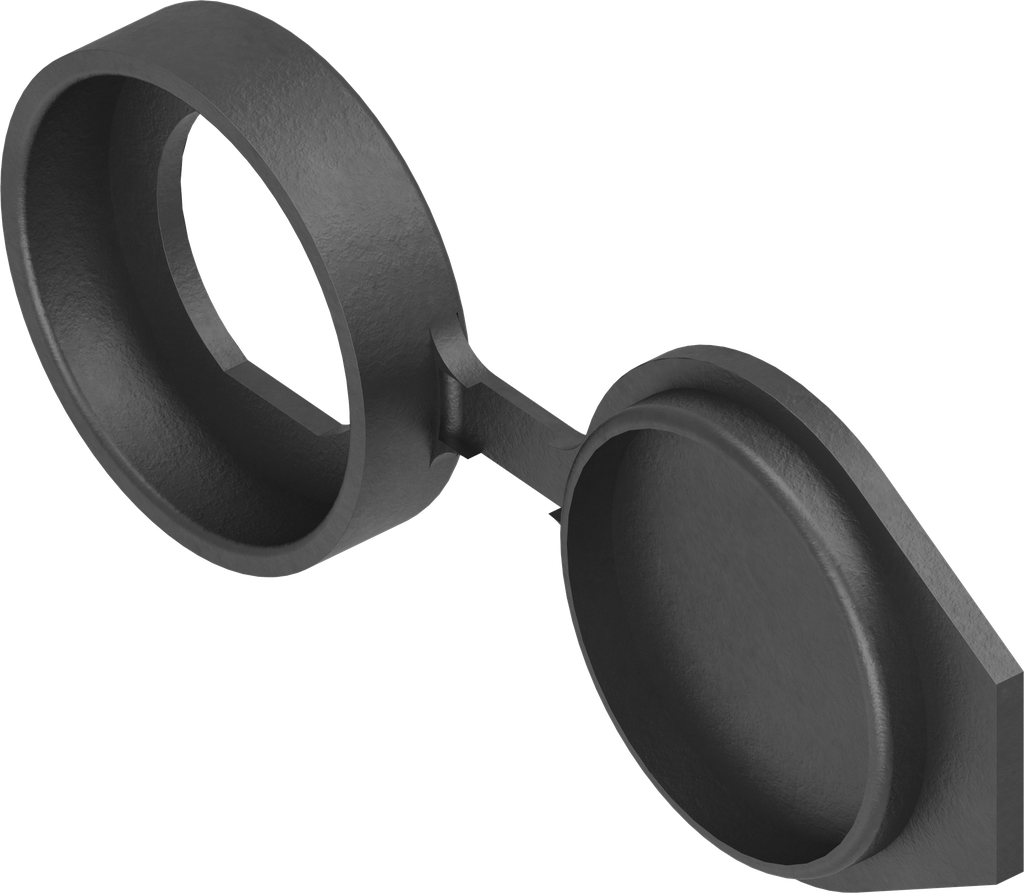 Coperchio antipolvere, polietilene nero