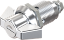 Knevelslot sleutelnummer EK 333, Zamak verchroomd