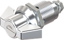 Knevelslot sleutelnummer EK 333, Zamak verchroomd