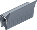 Guarnizione autobloccante in materiale ignifugo, silicone (materiale solido) 70 ± 5 Shore A blu-nero