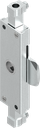 Stangenslot links voor ronde sluitstang slag 13 mm, Staal verzinkt
