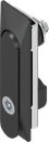 Maniglia girevole 1150 con inserto esagono incassato SW 8 con perno, zama nero verniciato a polvere