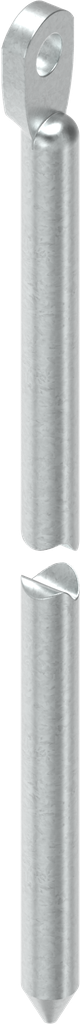 Asta tonda L = 851 - 900 mm, acciaio zincato
