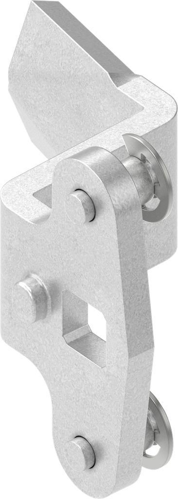 came avec adaptateur, acier zingué